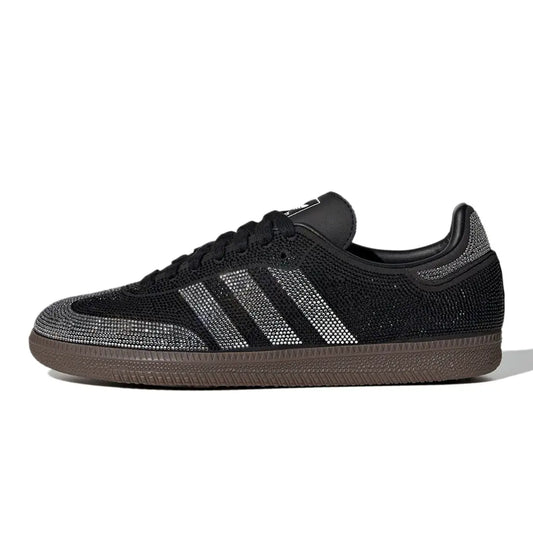 Samba OG Rhinestone Negro Plata