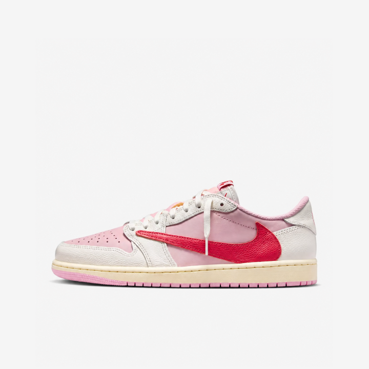 Jordan 1 Retro Low OG SP Travis Scott Sail Tropical Pink