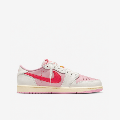 Jordan 1 Retro Low OG SP Travis Scott Sail Tropical Pink