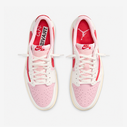 Jordan 1 Retro Low OG SP Travis Scott Sail Tropical Pink
