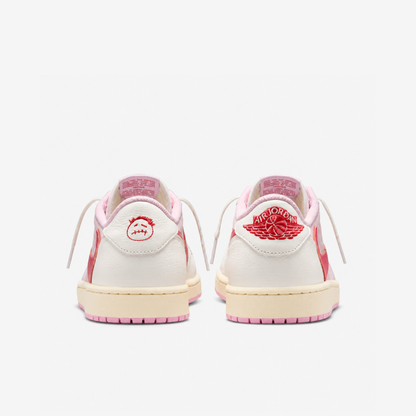 Jordan 1 Retro Low OG SP Travis Scott Sail Tropical Pink