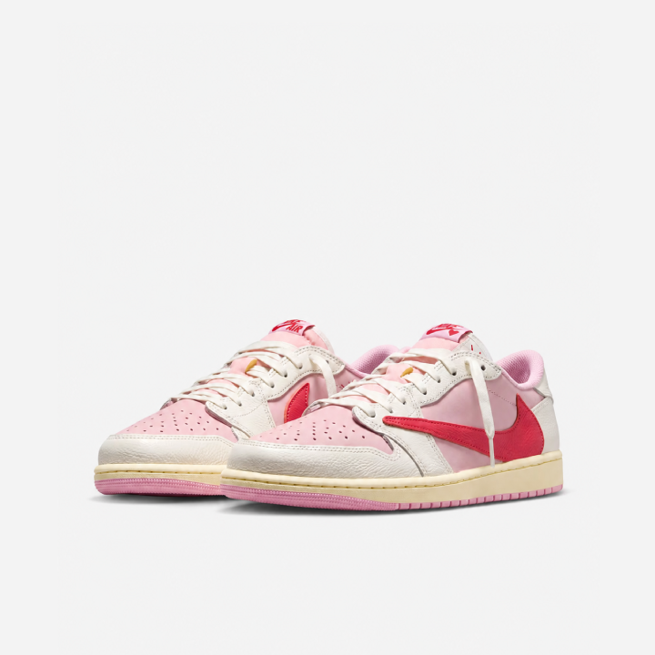 Jordan 1 Retro Low OG SP Travis Scott Sail Tropical Pink