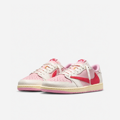 Jordan 1 Retro Low OG SP Travis Scott Sail Tropical Pink